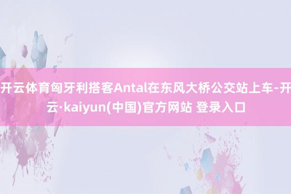 开云体育匈牙利搭客Antal在东风大桥公交站上车-开云·kaiyun(中国)官方网站 登录入口