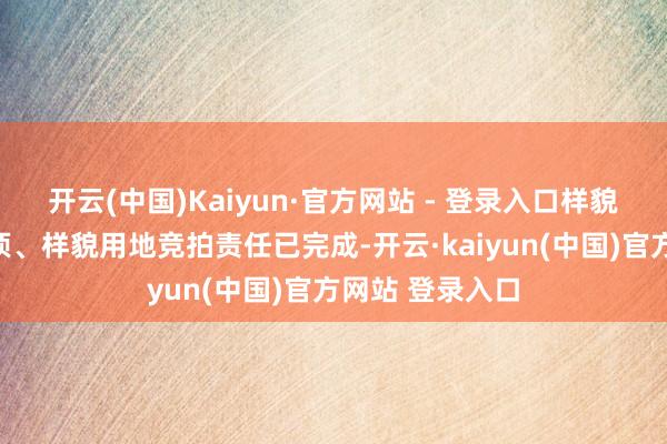 开云(中国)Kaiyun·官方网站 - 登录入口样貌公司的前期立项、样貌用地竞拍责任已完成-开云·kaiyun(中国)官方网站 登录入口